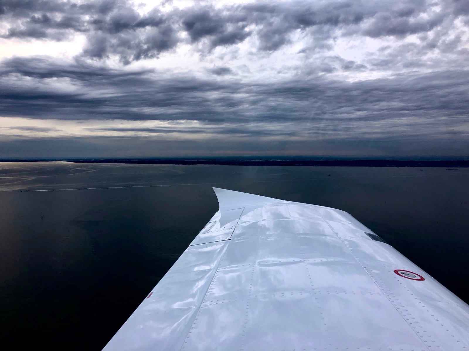 Over Long Island Sound